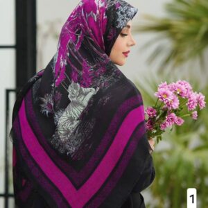 روسری نخ یونیک بنفش